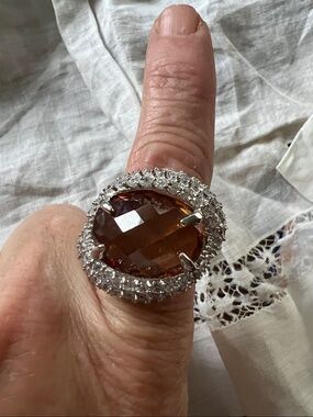 Vintage casanova cocktail ring size 6.25
